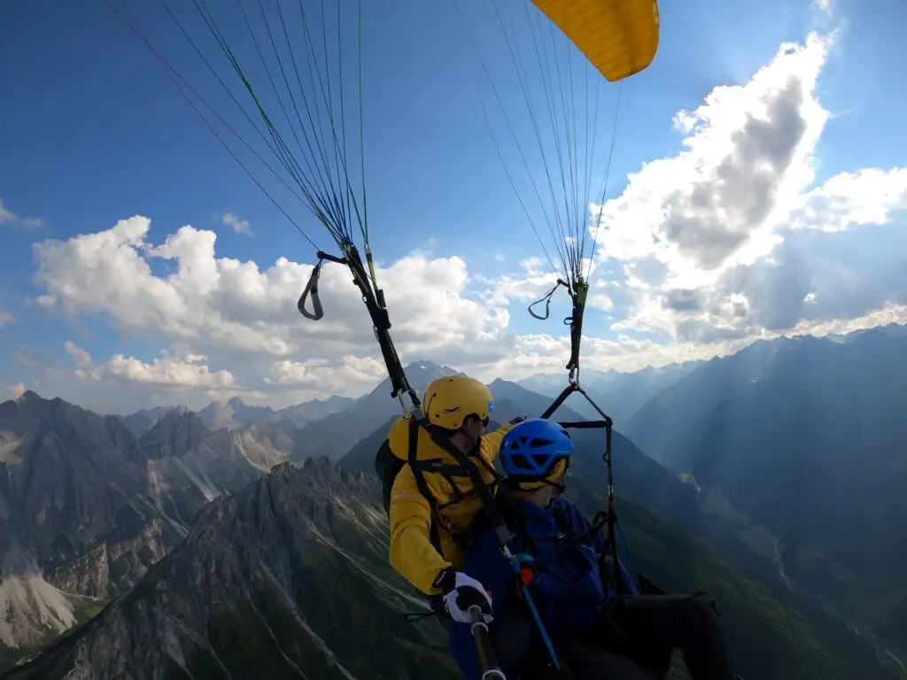 Paragleiter Tandemflug Elfer Stubai