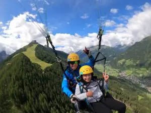Kinder Tandemflug am Elfer
