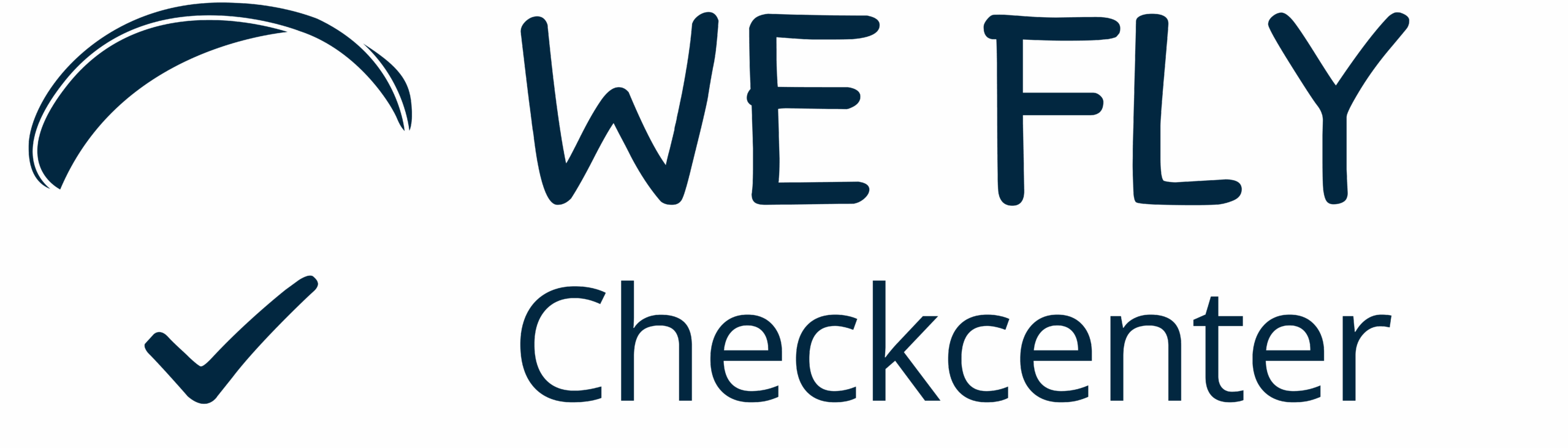 Logo We Fly Checkcenter Tirol