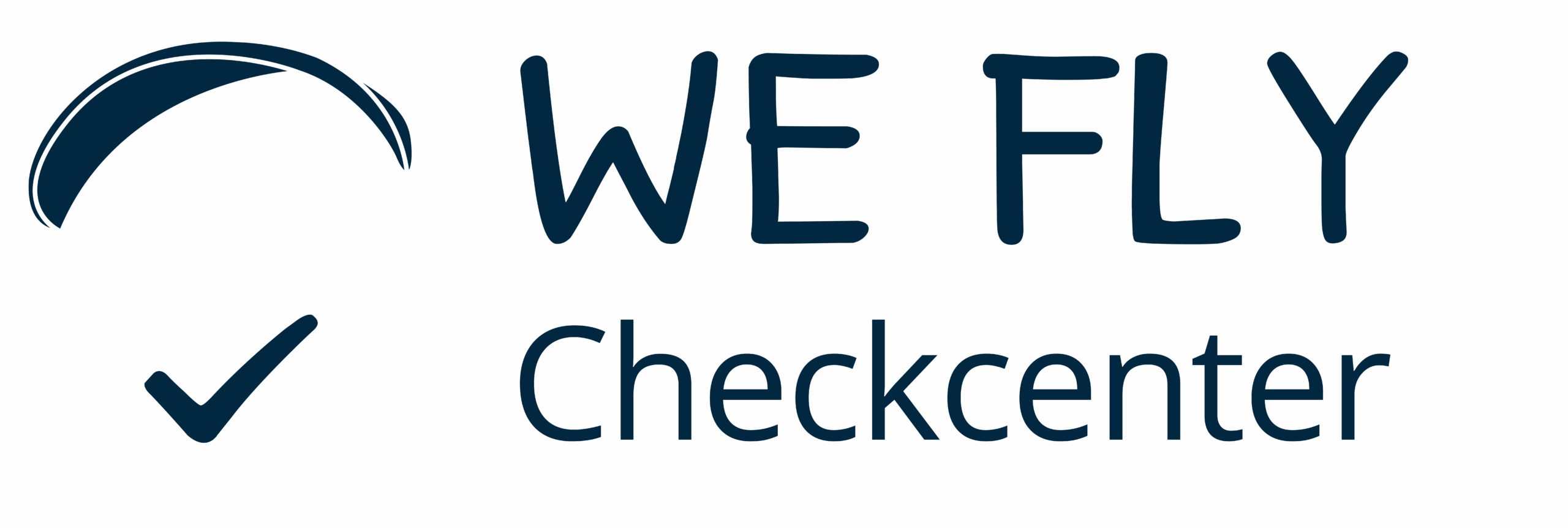 Logo We Fly Checkcenter Tirol